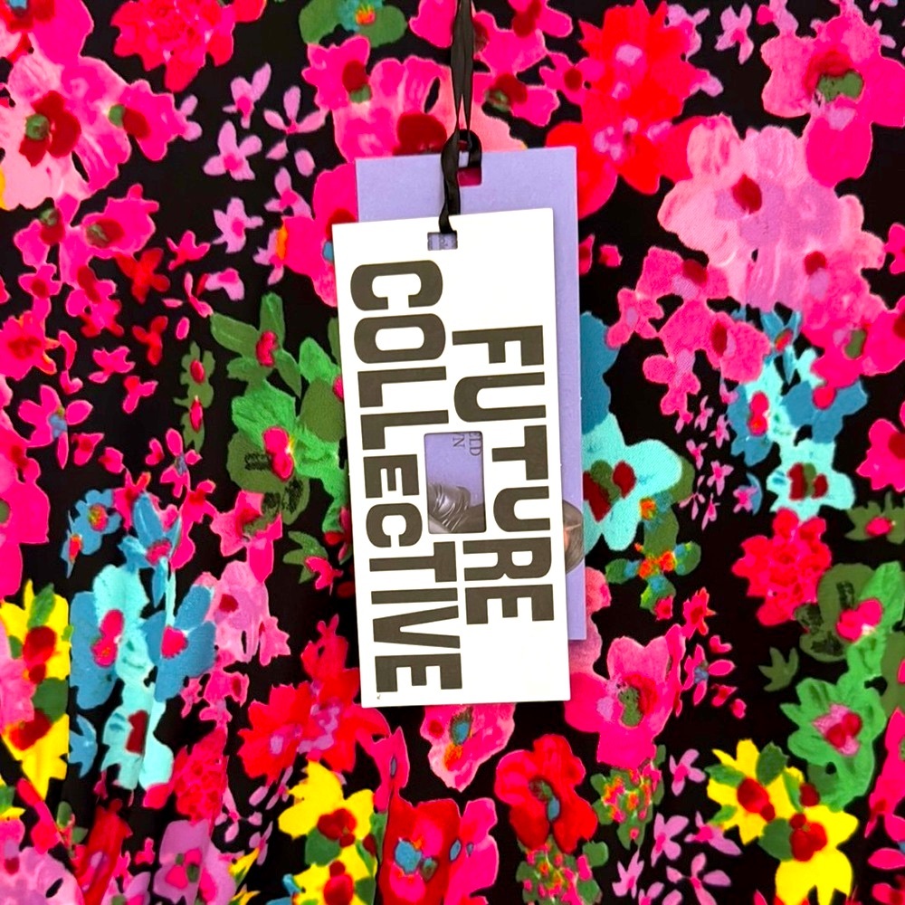 Floral 51 inches Future Collection Bodycon Dress - Picture 5 of 7